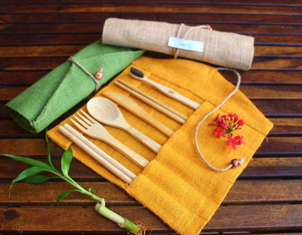 Bamboo Travel Kit