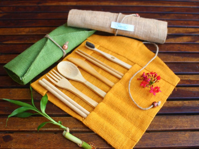 Bamboo Travel Kit