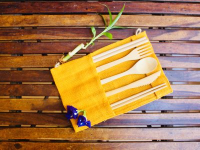 Fine Dinning Bamboo Cutlery Set